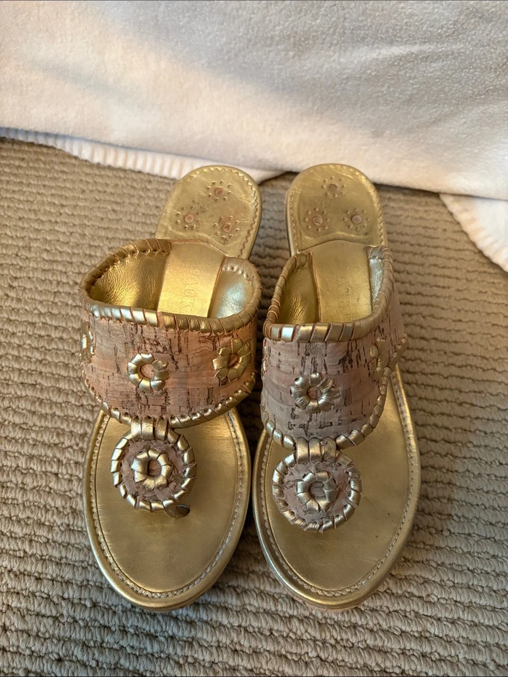 Jack Rogers Cork Wedges